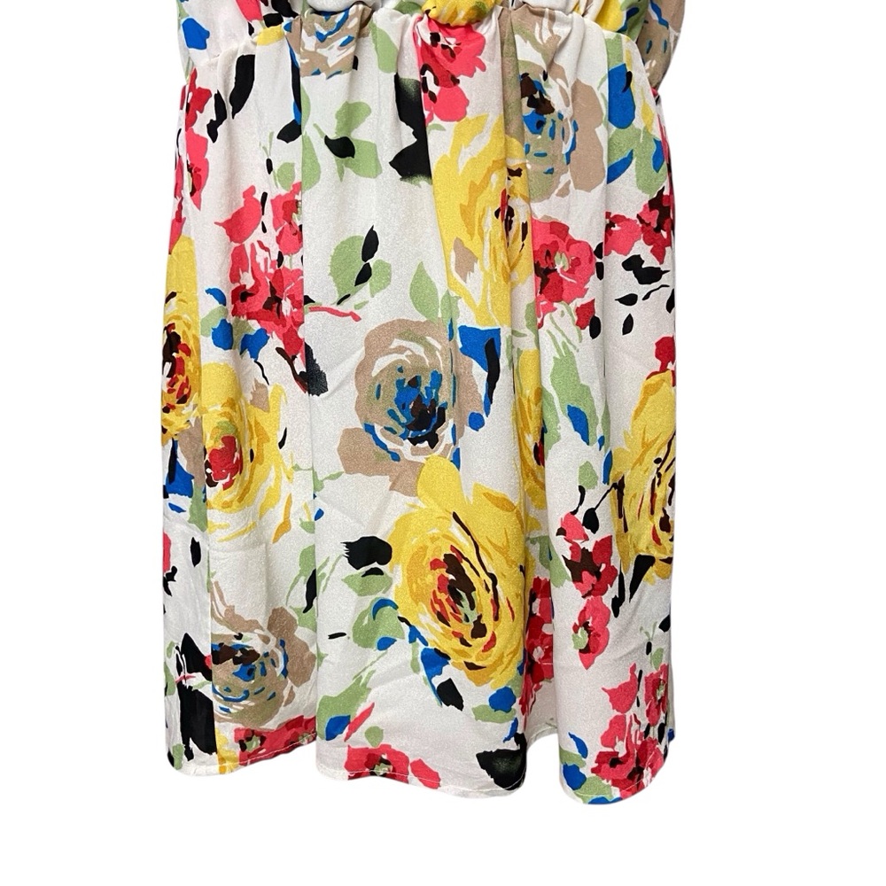 Charlotte Russe Dress Floral Women's Multi Colored Dress - Picture 3 of 10